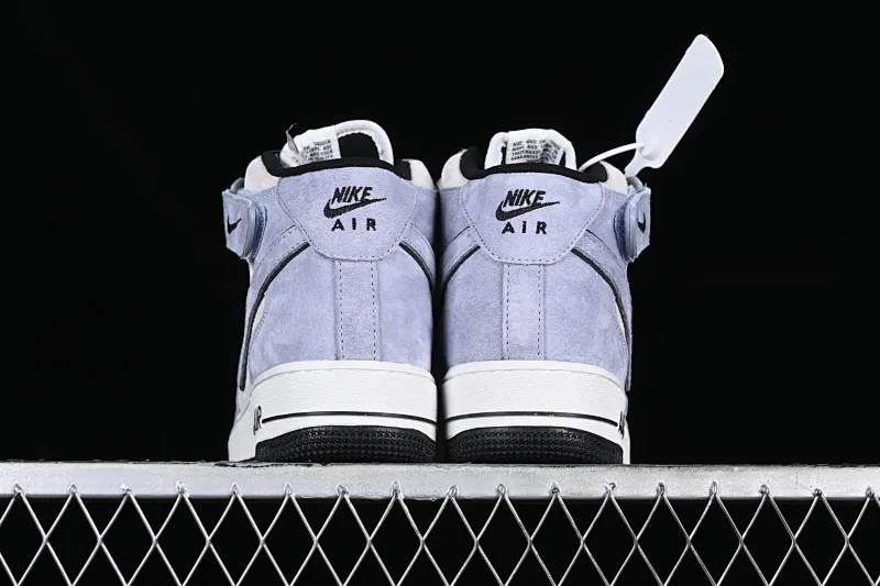 All categories Nk Air Force 1 Air Force series Nk Air Force 1 Mid Air Force mid-top Nk Air Force 1'07 Mid light blue suede Air Force One mid-top casual sneakers CG9904-104